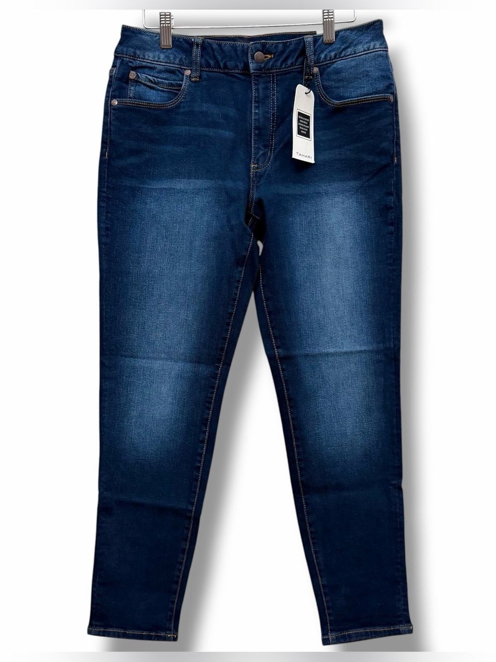 Tahari Classic Kelly Ankle Skinny Jeans 10